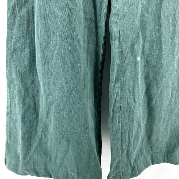 Vintage Selador Bell Bottoms 70s Corduroy Pants High Pocket Cotton Green 26x31 - Picture 7 of 8